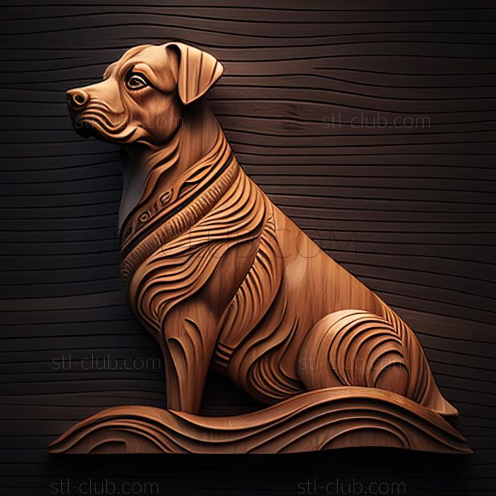 3D model st The Uruguayan Cimarron dog (STL)